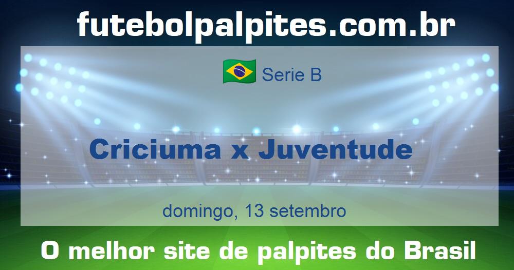 Criciuma x Juventude Criciuma x Juventude