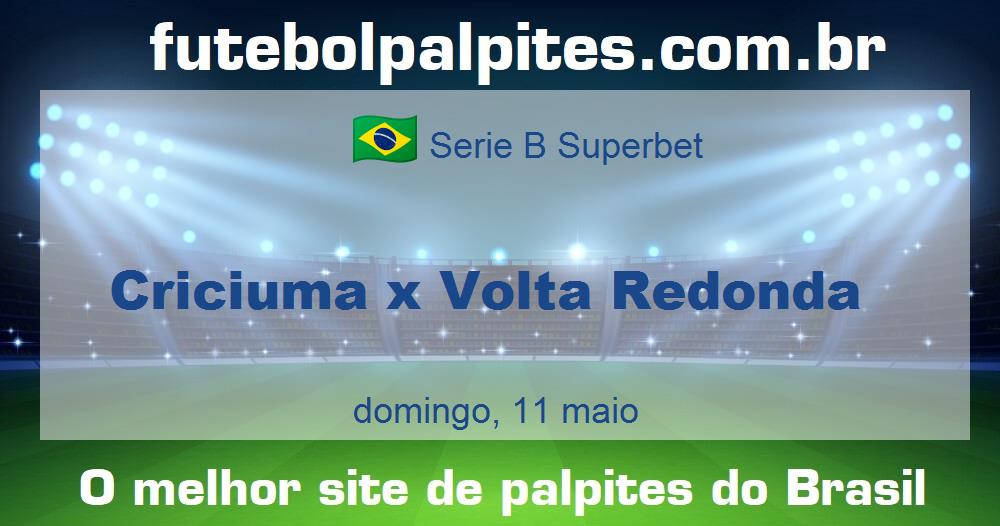 Criciuma x Volta Redonda Criciuma x Volta Redonda