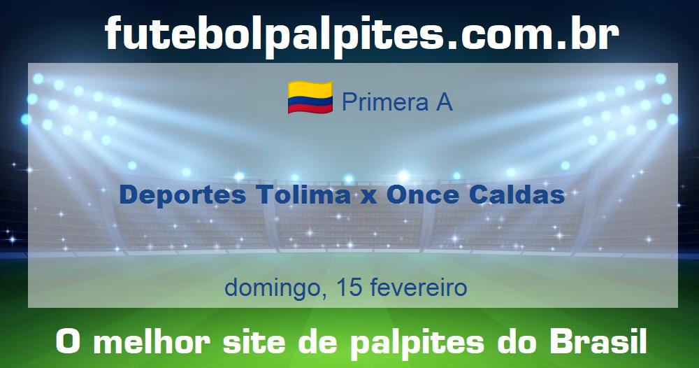Deportes Tolima x Once Caldas