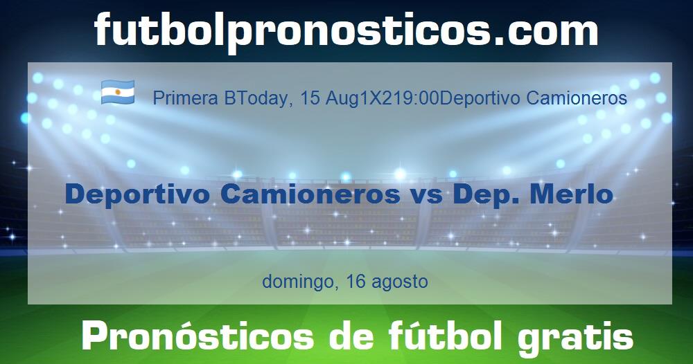 Deportivo Camioneros vs Dep. Merlo Deportivo Camioneros vs Dep. Merlo