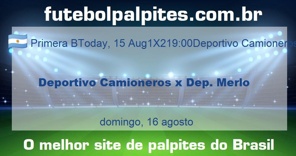 Deportivo Camioneros x Dep. Merlo Deportivo Camioneros x Dep. Merlo