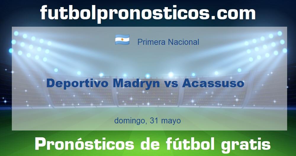Deportivo Madryn vs Acassuso