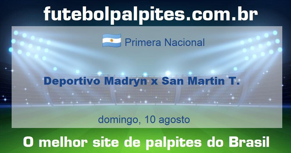 Deportivo Madryn x San Martin T. Deportivo Madryn x San Martin T.