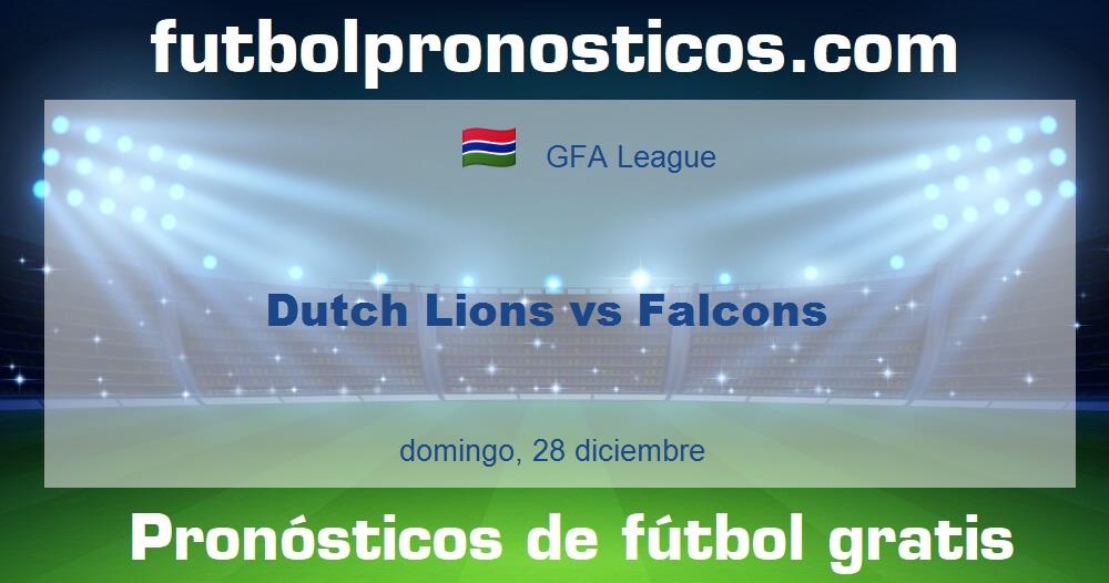Dutch Lions vs Falcons