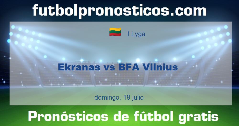Ekranas vs BFA Vilnius Ekranas vs BFA Vilnius
