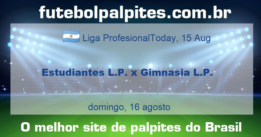 Estudiantes L.P. x Gimnasia L.P. Estudiantes L.P. x Gimnasia L.P.