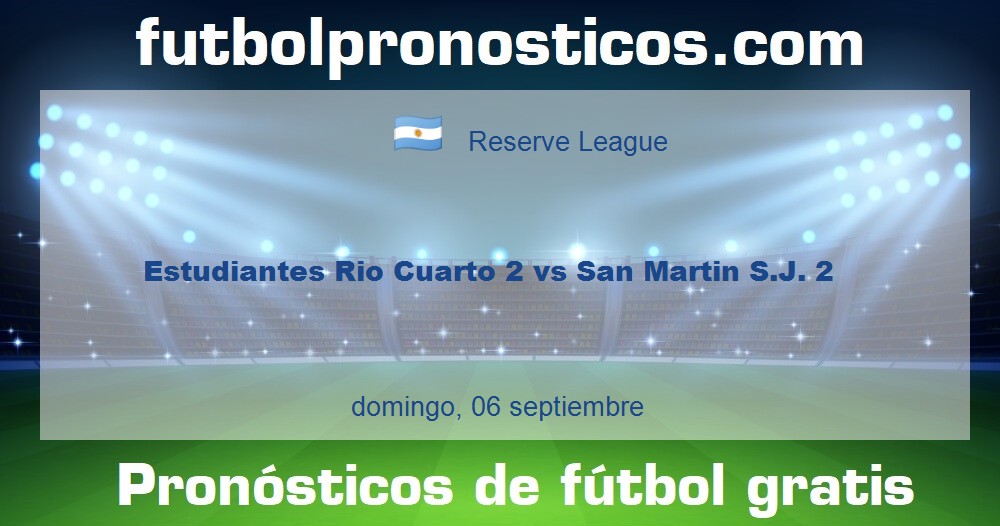 Estudiantes Rio Cuarto 2 vs San Martin S.J. 2 Estudiantes Rio Cuarto 2 vs San Martin S.J. 2