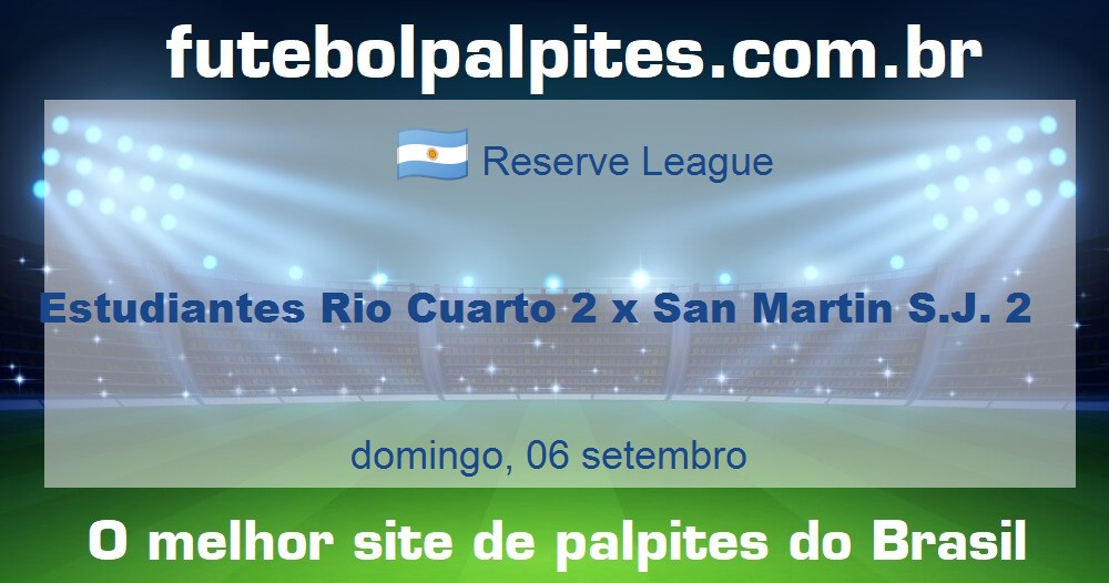 Estudiantes Rio Cuarto 2 x San Martin S.J. 2 Estudiantes Rio Cuarto 2 x San Martin S.J. 2