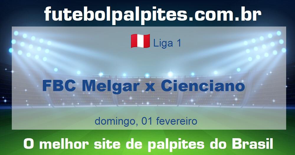 FBC Melgar x Cienciano