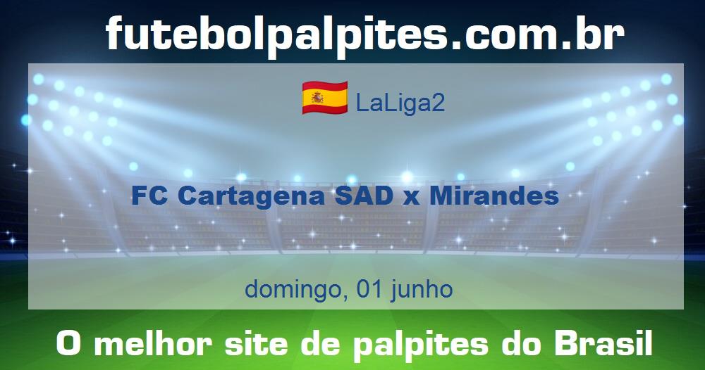 FC Cartagena SAD x Mirandes FC Cartagena SAD x Mirandes