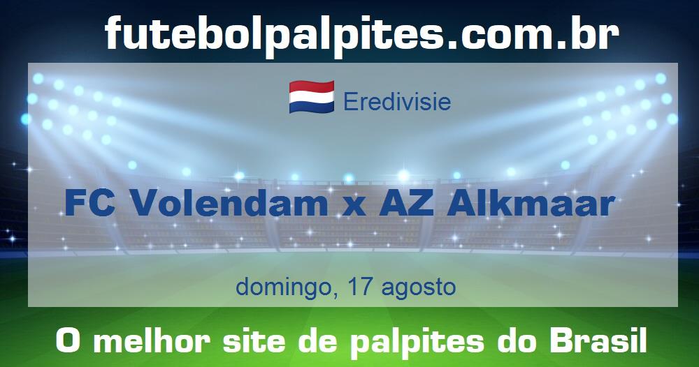 FC Volendam x AZ Alkmaar