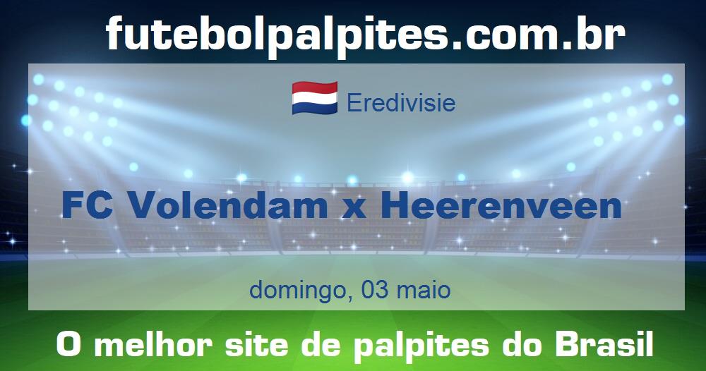 FC Volendam x Heerenveen
