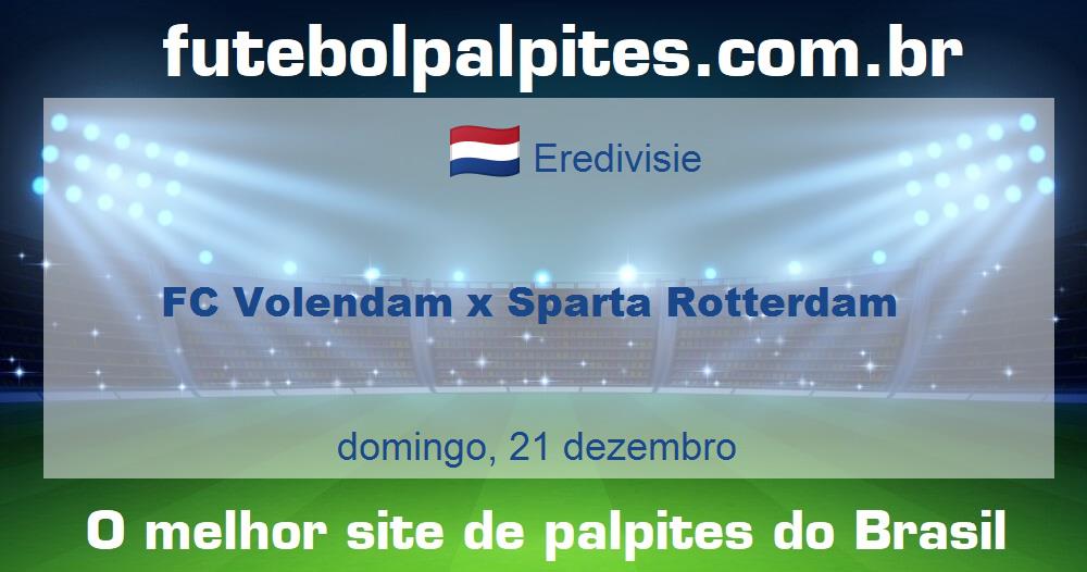 FC Volendam x Sparta Rotterdam