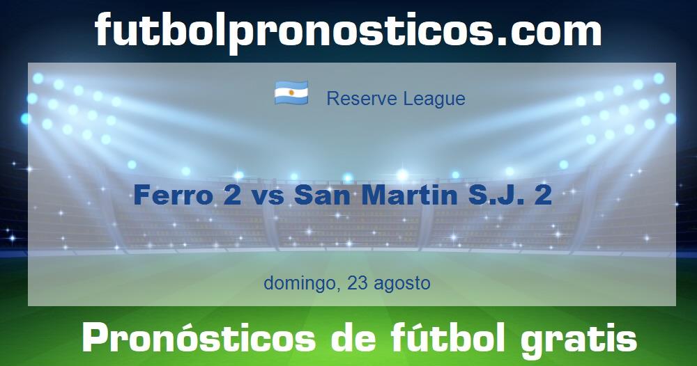 Ferro 2 vs San Martin S.J. 2