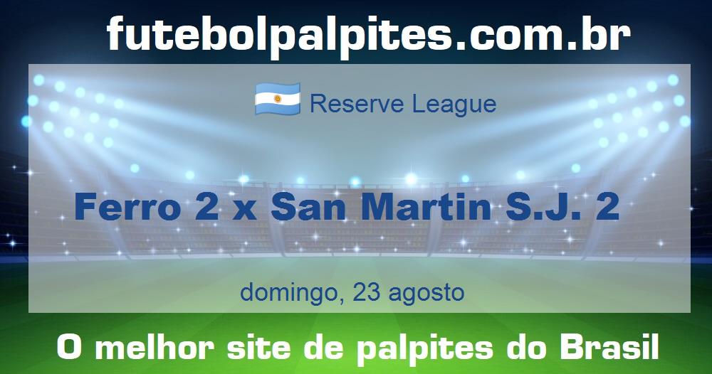Ferro 2 x San Martin S.J. 2 Ferro 2 x San Martin S.J. 2