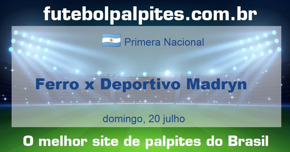 Ferro x Deportivo Madryn Ferro x Deportivo Madryn