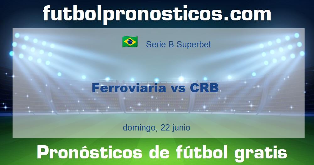 Ferroviaria vs CRB Ferroviaria vs CRB