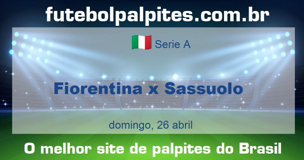 Fiorentina x Sassuolo