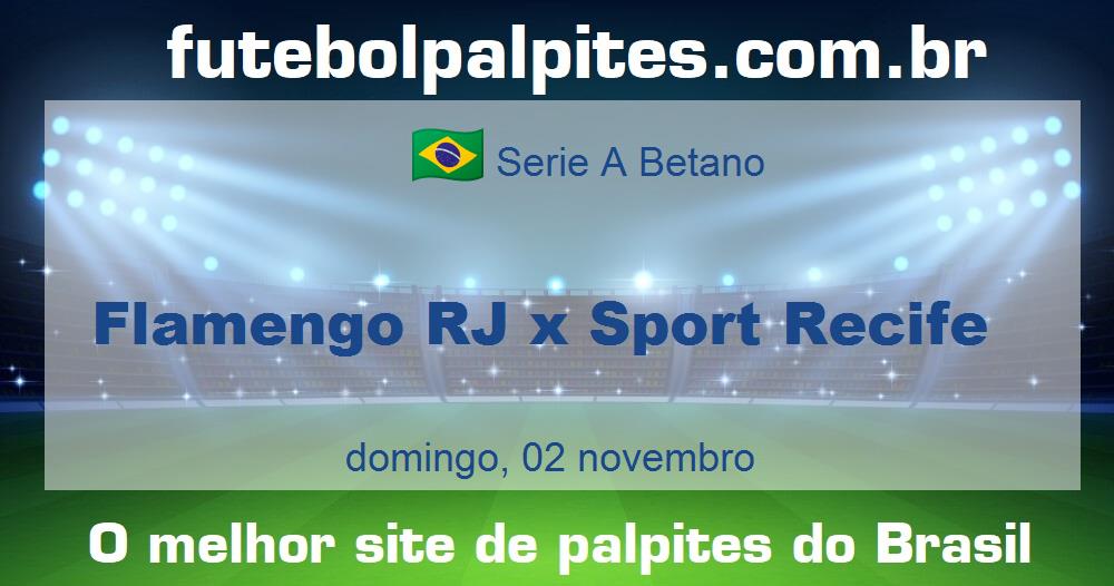 Flamengo RJ x Sport Recife