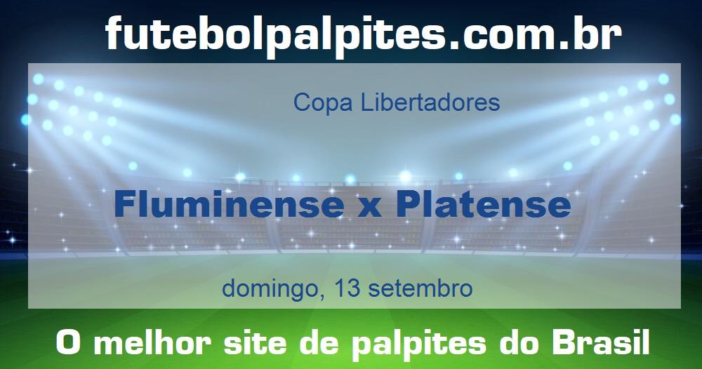 Fluminense x Platense Fluminense x Platense