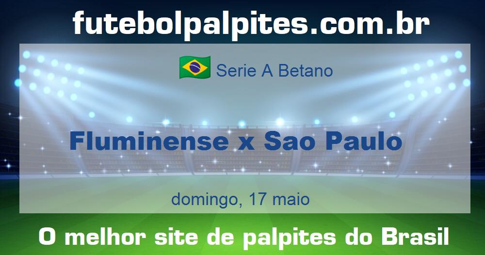 Fluminense x Sao Paulo Fluminense x Sao Paulo
