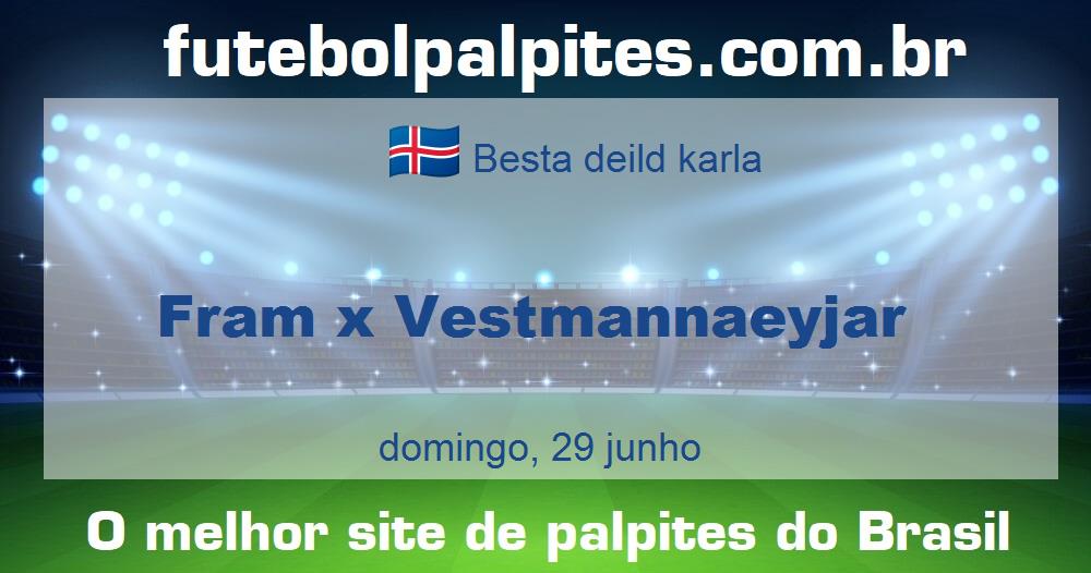Fram x Vestmannaeyjar Fram x Vestmannaeyjar