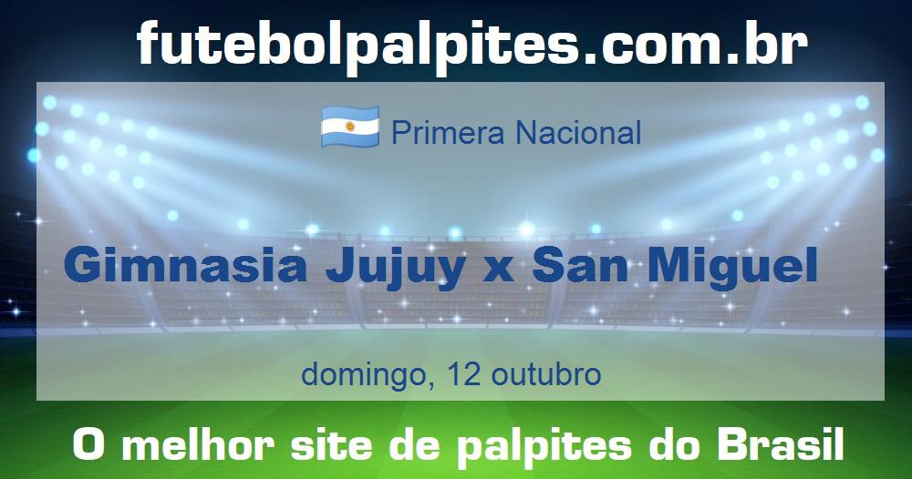 Gimnasia Jujuy x San Miguel