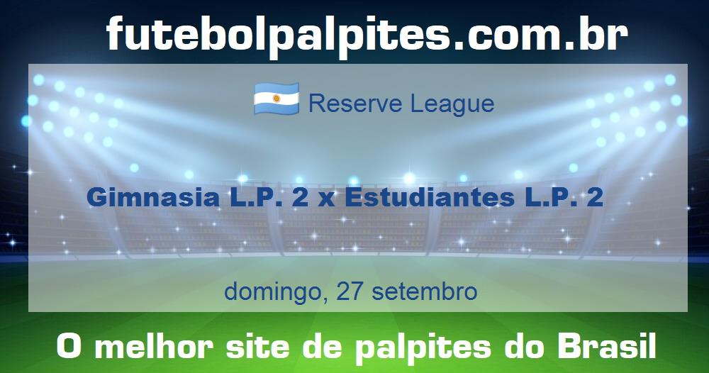 Gimnasia L.P. 2 x Estudiantes L.P. 2 Gimnasia L.P. 2 x Estudiantes L.P. 2