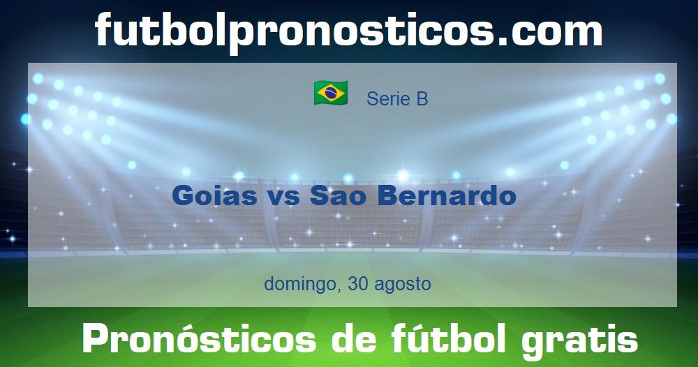 Goias vs Sao Bernardo Goias vs Sao Bernardo