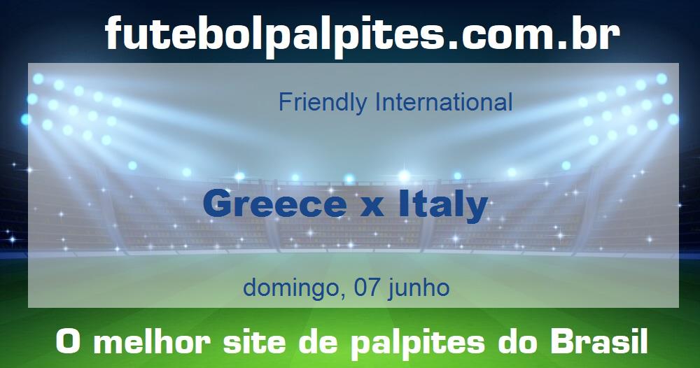 Greece x Italy