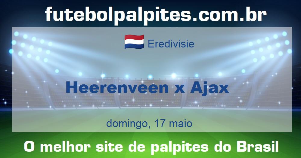 Heerenveen x Ajax Heerenveen x Ajax