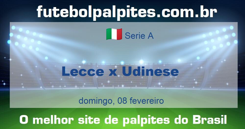 Lecce x Udinese