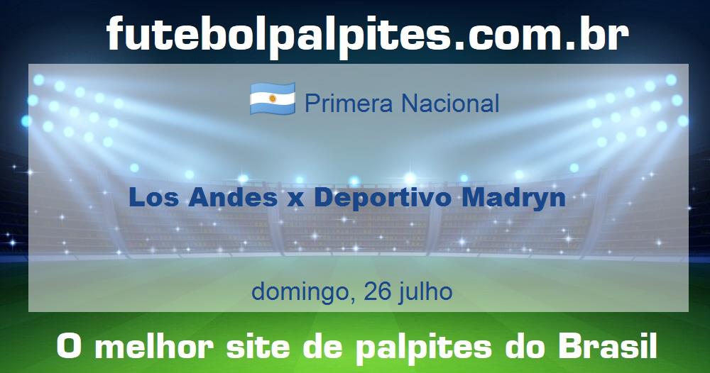 Los Andes x Deportivo Madryn