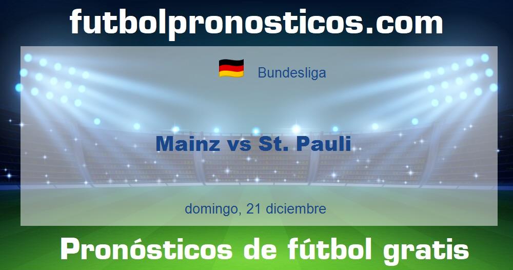 Mainz vs St. Pauli Mainz vs St. Pauli