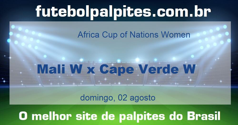 Mali W x Cape Verde W Mali W x Cape Verde W