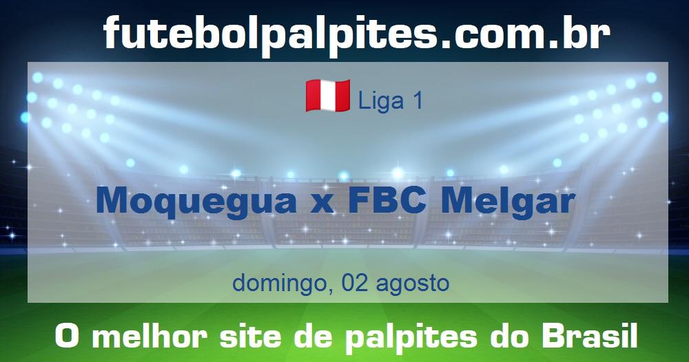 Moquegua x FBC Melgar Moquegua x FBC Melgar