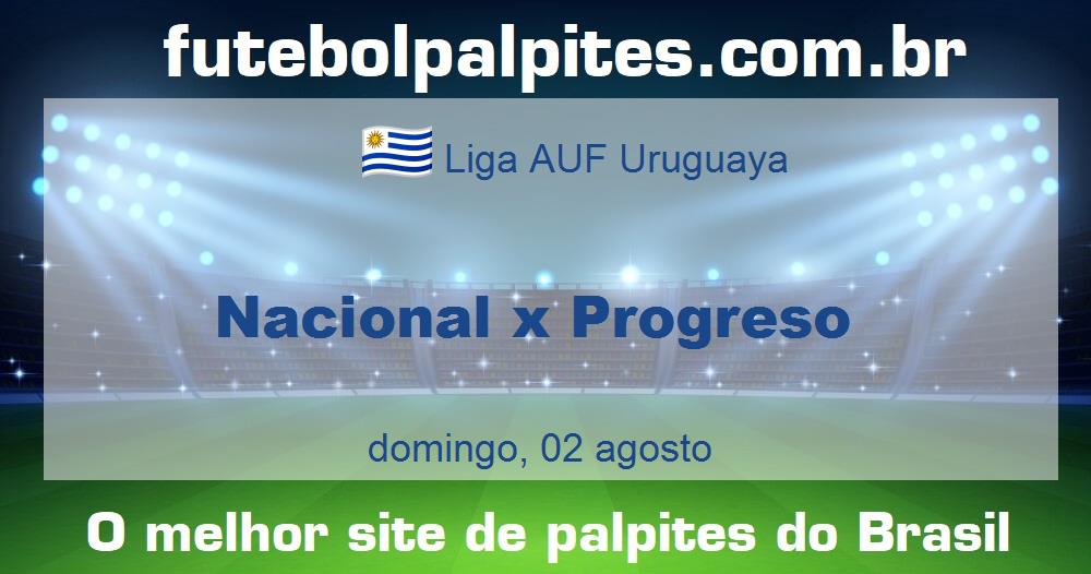 Nacional x Progreso Nacional x Progreso