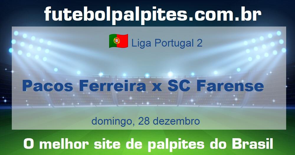Pacos Ferreira x SC Farense
