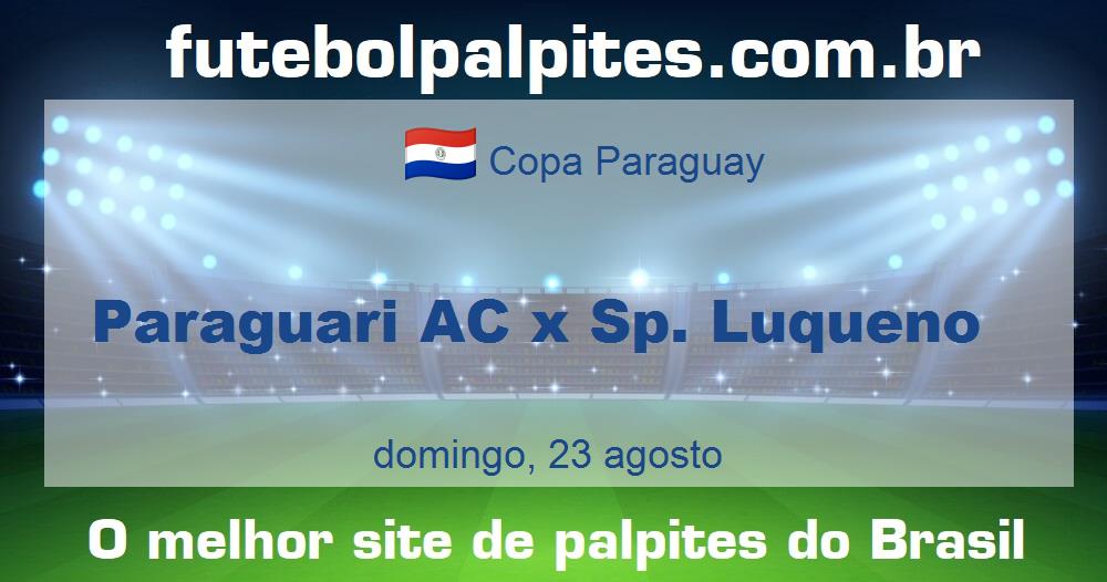 Paraguari AC x Sp. Luqueno Paraguari AC x Sp. Luqueno