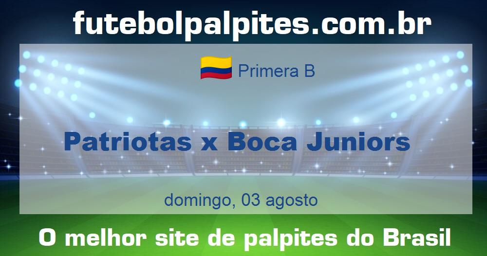 Patriotas x Boca Juniors Patriotas x Boca Juniors