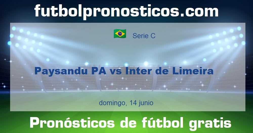 Paysandu PA vs Inter de Limeira Paysandu PA vs Inter de Limeira