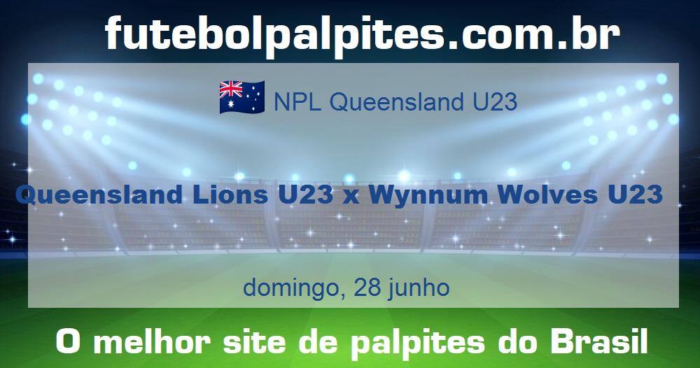 Queensland Lions U23 x Wynnum Wolves U23