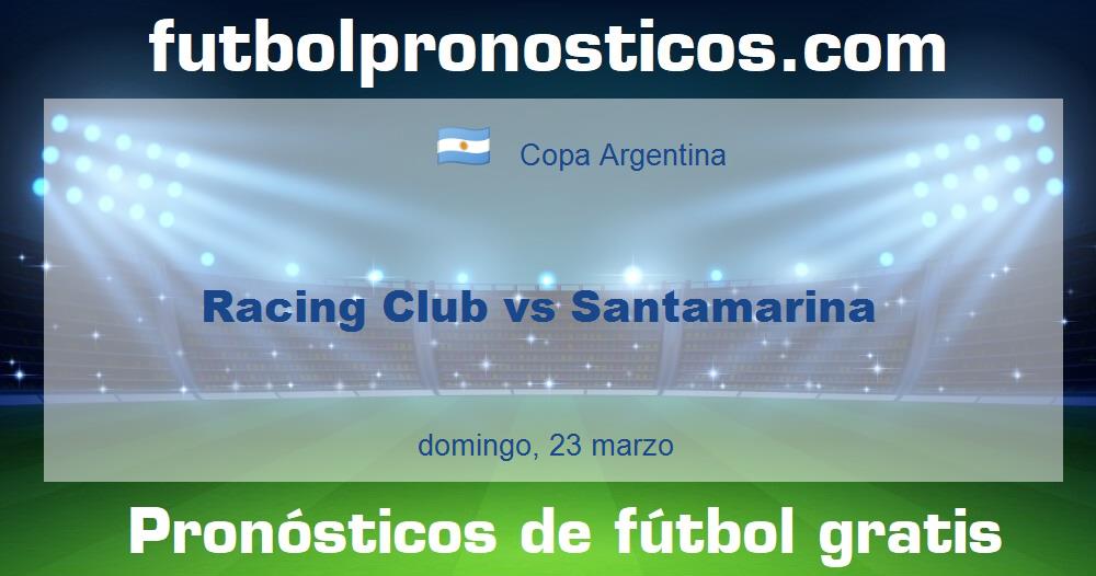 Racing Club vs Santamarina