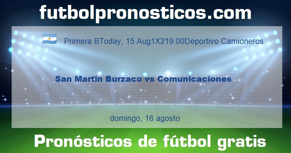 San Martin Burzaco vs Comunicaciones
