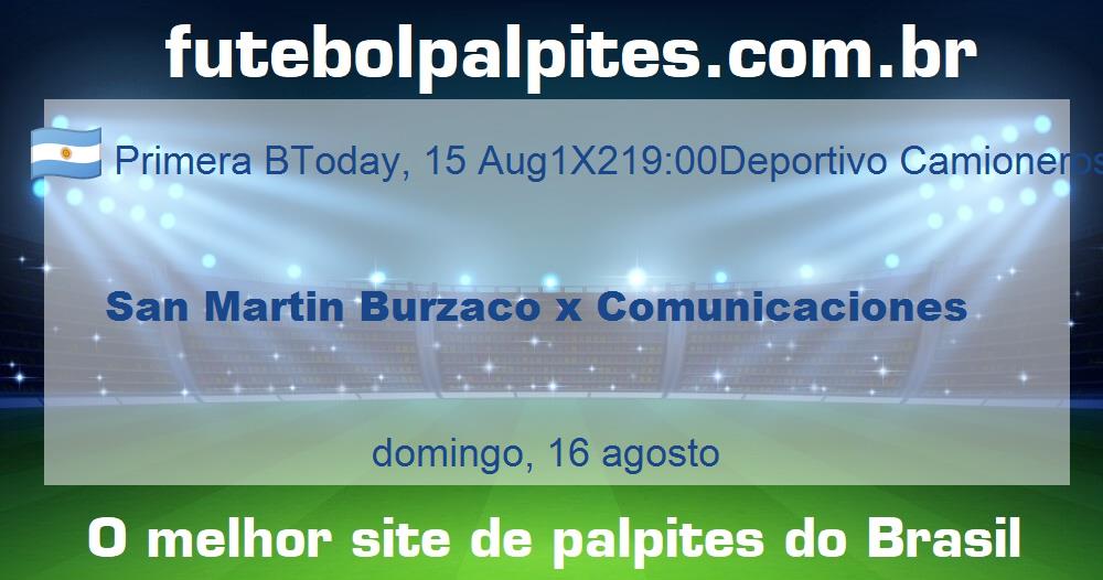 San Martin Burzaco x Comunicaciones San Martin Burzaco x Comunicaciones