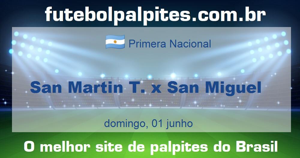 San Martin T. x San Miguel San Martin T. x San Miguel