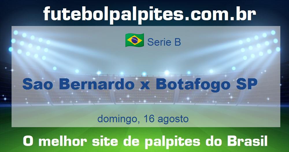 Sao Bernardo x Botafogo SP Sao Bernardo x Botafogo SP