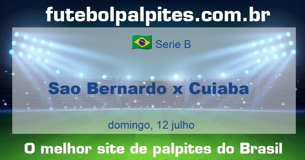Sao Bernardo x Cuiaba Sao Bernardo x Cuiaba