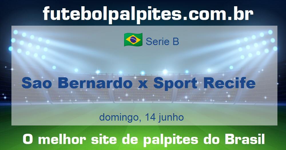 Sao Bernardo x Sport Recife Sao Bernardo x Sport Recife