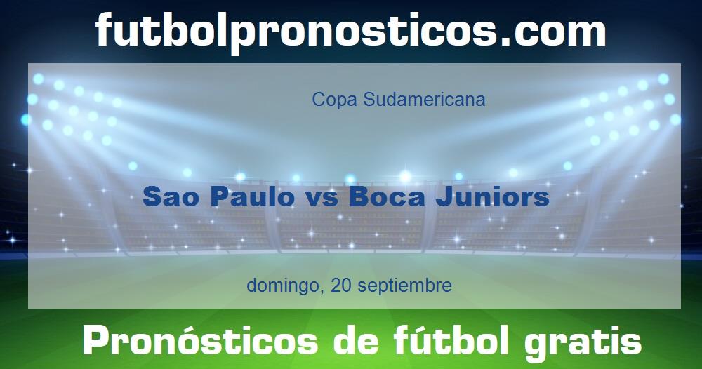 Sao Paulo vs Boca Juniors Sao Paulo vs Boca Juniors